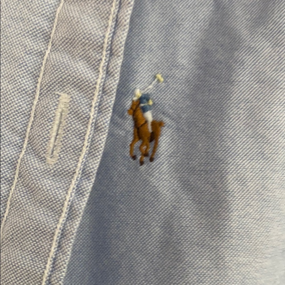 Blue Ralph Lauren button up